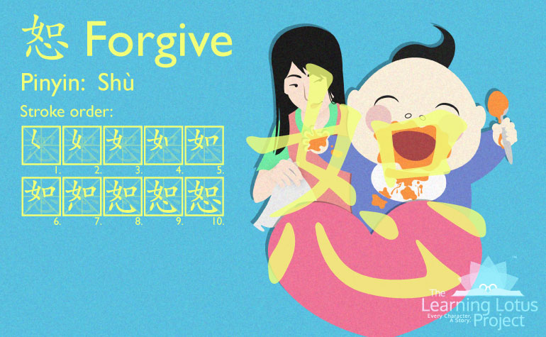 恕 | forgive
