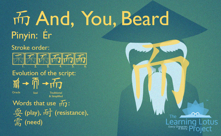 而 | And, You, Beard